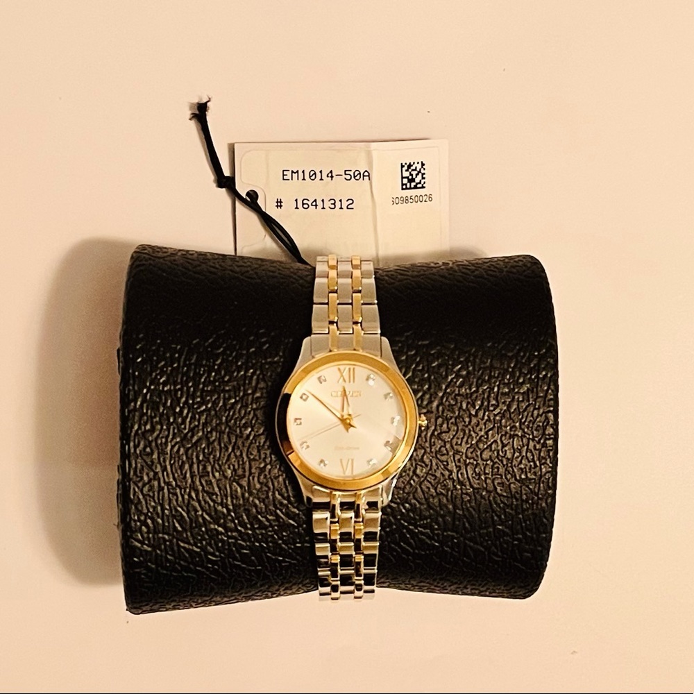 Citizen Eco-Drive Classic Diamond Stainless Steel Ladies Quartz Watch